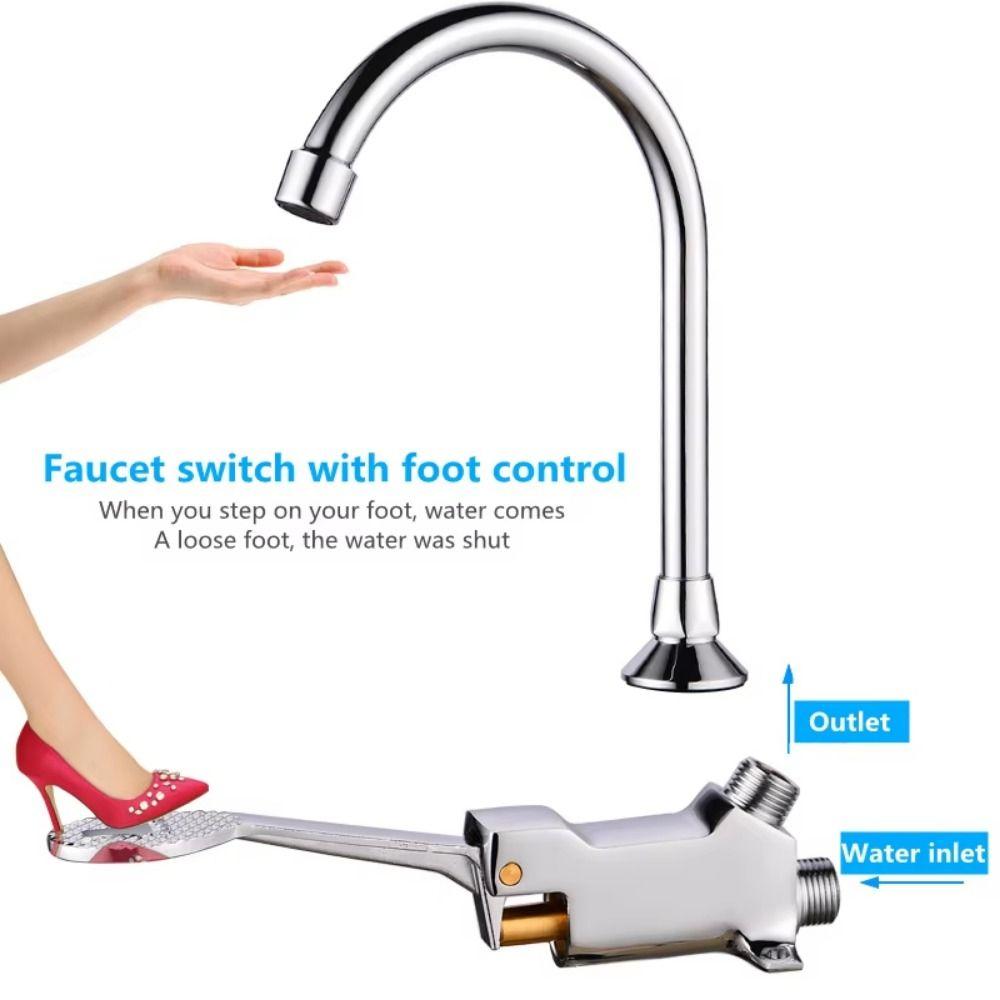 Hands-free Foot Control Valve Versatile Foot Pedal Tap Valve  Food Factory