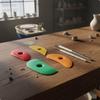 6 Pieces Silicone Pottery Rib Set MultiFunctional Ceramic Modeling Tool Kit Clay Sculpting
