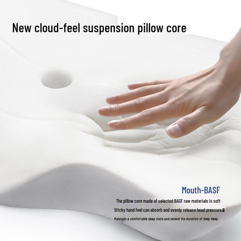 Memory Foam Neck Protection Pillow - Supports Sleep, Non-Collapsing, for Side Sleepers