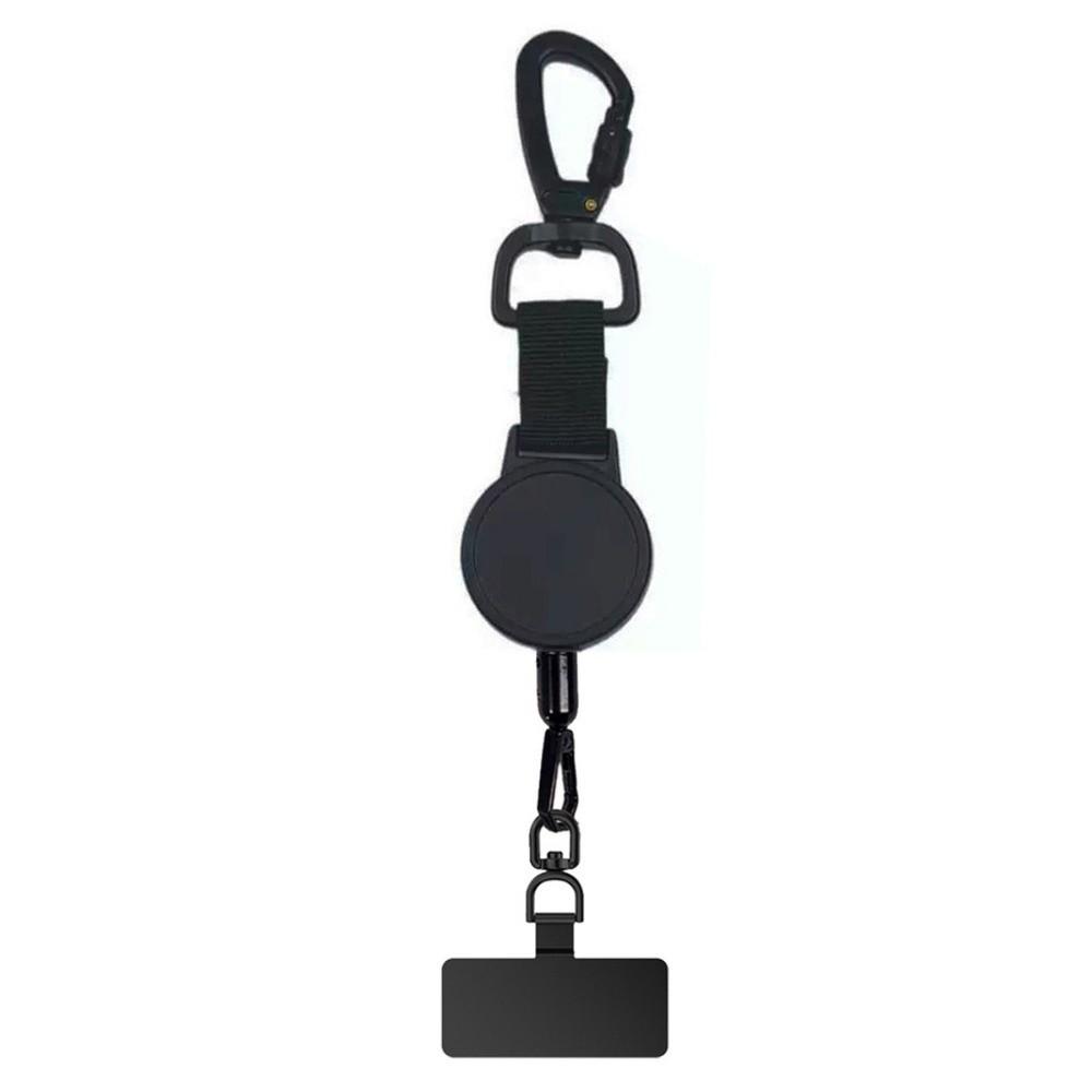 Heavy Duty Retractable Phone Lanyard Steel Cable 360 Rotation Retractable Cellphone Strap Retractable Design Belt Clip