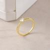Smooth-edged Heart-shaped Diamond Ring with Micro-set Zirconia, Open Design, Fashionable and Versatile.