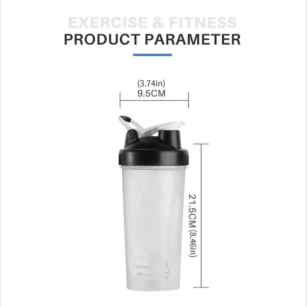 Portable Shake Cup Protein Powder Mixer for Fitness - BPA-Free Sports Bottle for Smooth Supplement Blending