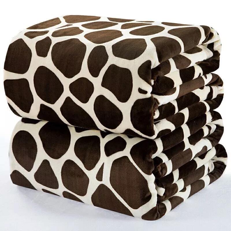 Autumn and Winter Printed Thick Coral Fleece Blanket, Falei Fleece Blanket, Cross-border Flannel Blanket