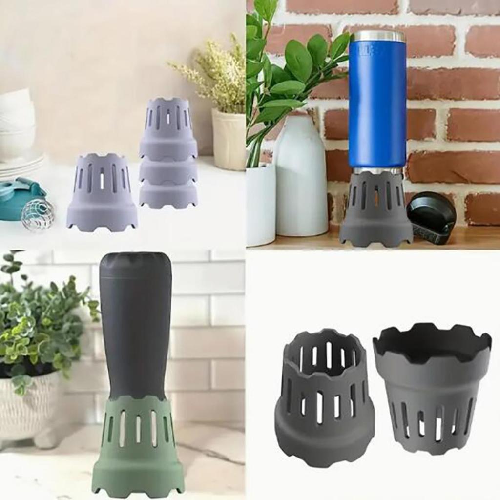 Water Bottle Drying Rack Silicone Cup Dryer Fast Drying Bottle Rack Dryer Double Head Thickened for Students Office Staff