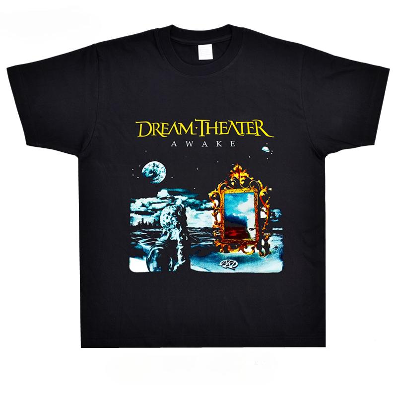 Dream Theater Awake Tshirt  Rock Street Dark Loose Vintage Short Sleeve By Dream Theater Band M