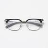 00179 Retro Day Eyebrow Frame Men'S And Women'S Myopia Glasses Frame Trendy Literary Flat Mirror Frame Can Be Matched With Degrees