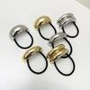 Eco-Friendly Elastic Geometric Hair Tie: Retro & Versatile Style for Women