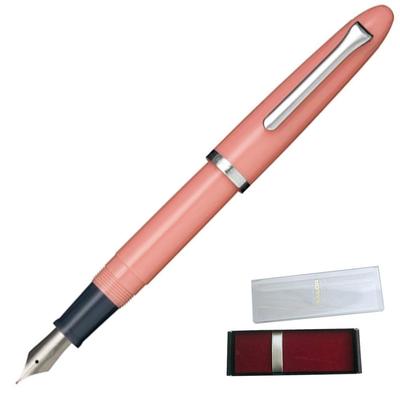 Sailor Profit Junior Coral Pink CT Fountain Medium Fine Tip Pen, Dual-Use,