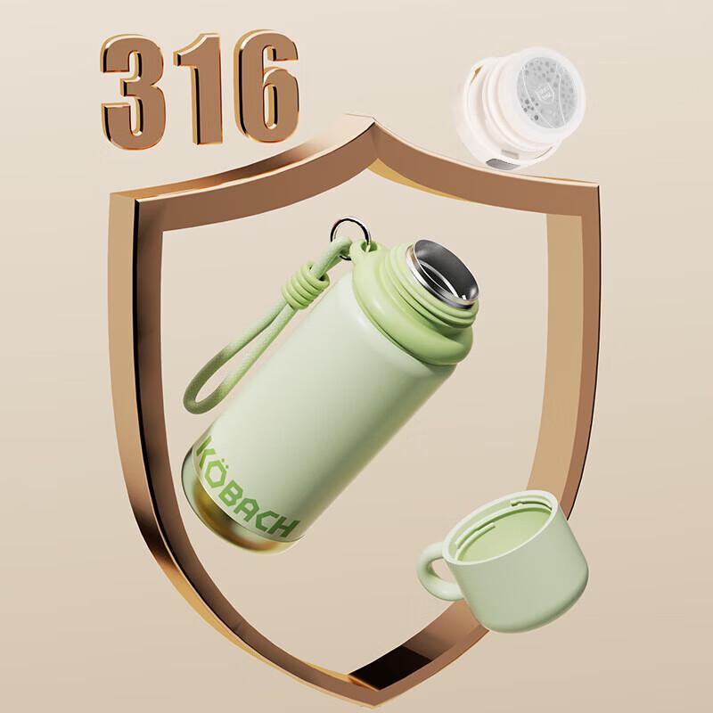 KOBACH Easy Drink 500ml Insulated Travel Mug