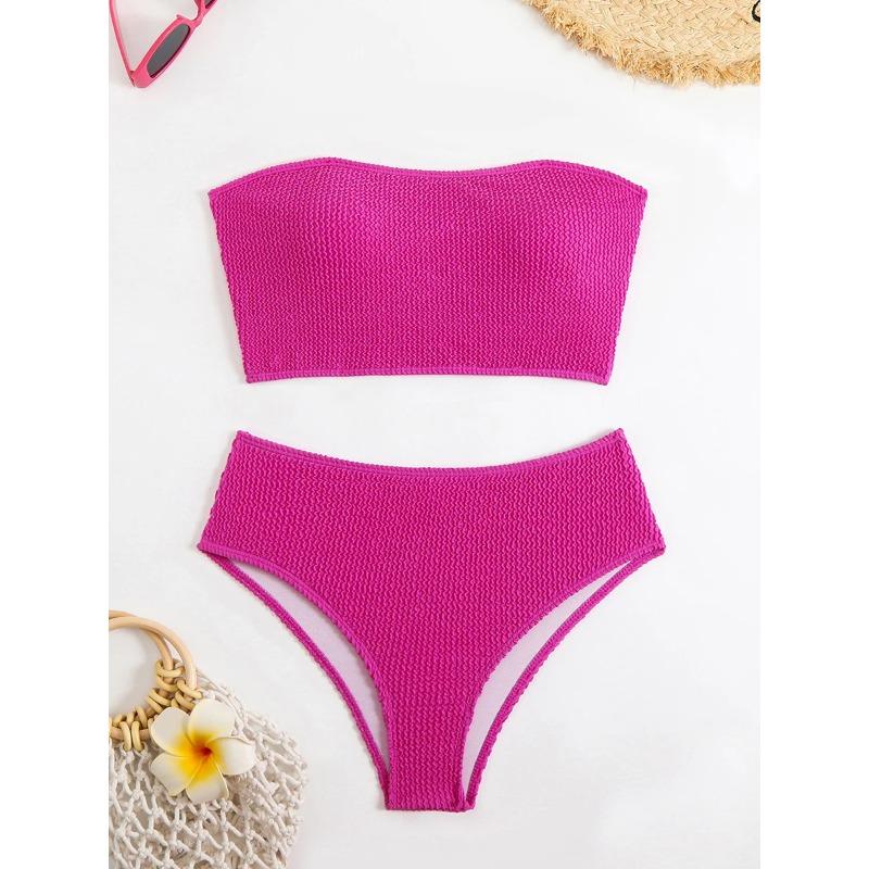 Sexy Women's Swimsuit 2026 Summer Bikini Two-piece Swimwear for Woman Beachwear High Waist Bikinis Sets Swimming Bathing Suits