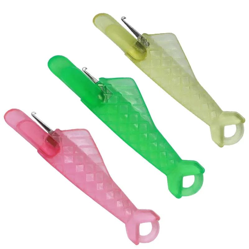 30/60 Pcs Knit and Crochet DIY Knitting & Crochet Punch Needle Hook Handicraft Supplies Sewing Automatic Threading Machine Arts