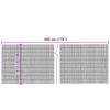Vidaxl Garden Fence Mat, 300X90 Cm, Reed