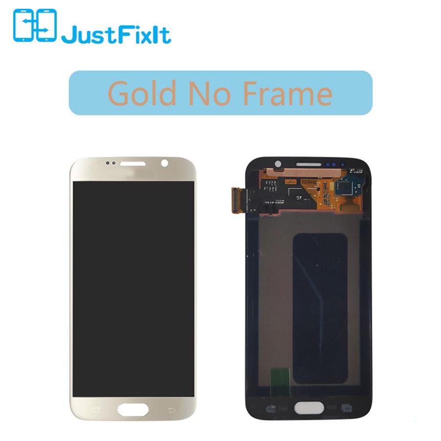 Touch Screen Digitizer w/ Frame For Samsung Galaxy S6 G920F LCD Display Replace