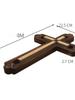 Christmas Gifts Wooden Cross Wood Jesus Christ Christian Cross Wall Decorations Wooden Cross 34cm Christian Cross Decoration