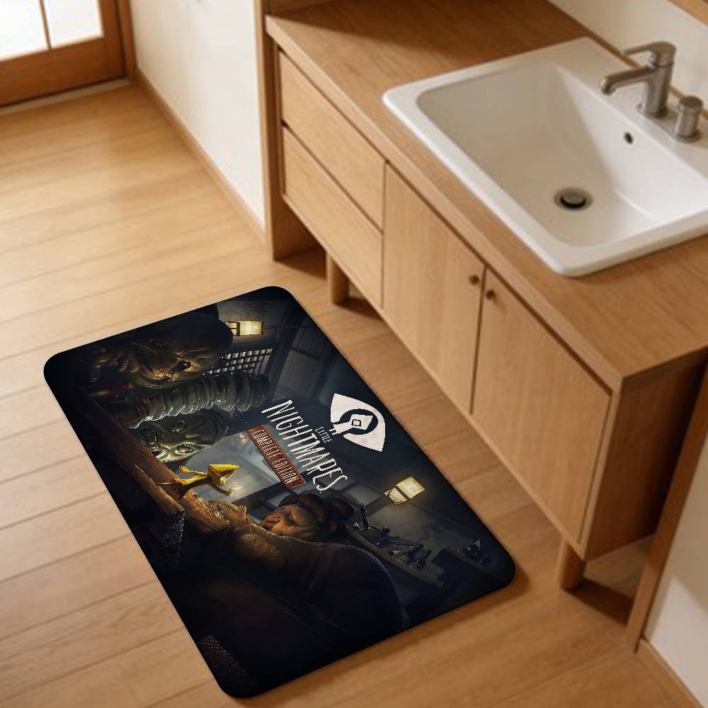 Game L-Little Anime N-Nightmares Bathroom Mat INS Style Soft Bedroom Floor House Laundry Room Mat Anti-skid Welcome Doormat