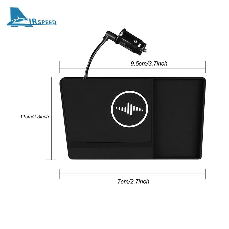 15W Schnelllade Auto Kabelloses Board Für Hyundai Tucson 2022 2023 Dekoration Telefon Schnelllade Halter Zubehör