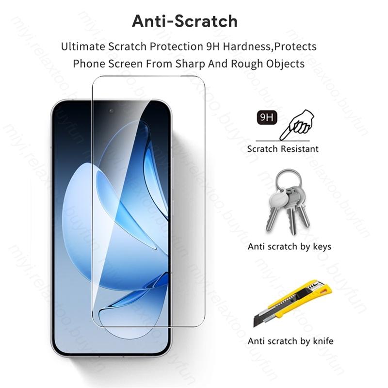 5Pcs 9H Screen Protector For Oppo Reno 14 13 FS F 5G HD Crystal Tempered Glass Reno14 Reno13 Reno14FS Reno13FS Reno14F Reno13F