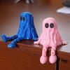 PLA Ghost Joint Figurines Hand-Painted Ghost Fidget Toys  Halloween Party Decor