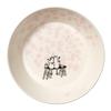Moomin Classic LOVE 30th Anniversary Serving Microwave and Dishwasher 23cm [Official Import] Bowl, Safe, Pink,