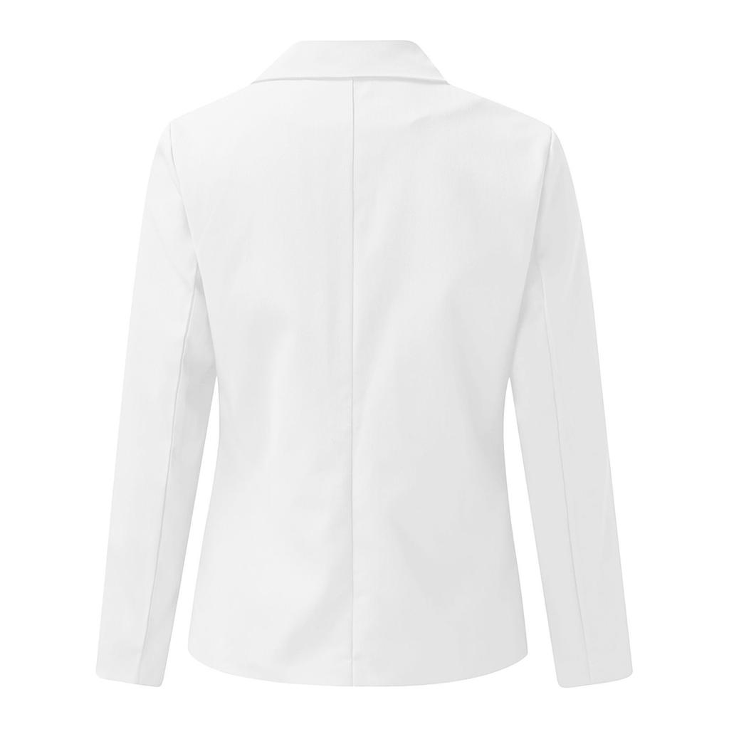 Women's Color Casual Long Sleeve Cardigan Pocket Casual Jacket Suit Jacket
