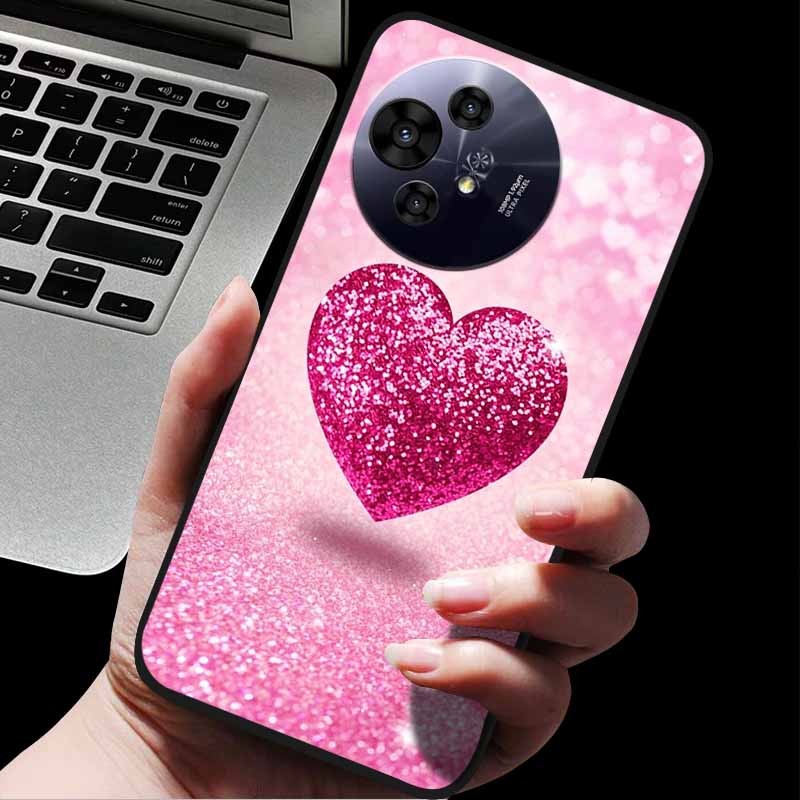 Per custodia TCL 50 Pro NxtPaper / 50 NxtPaper Custodie Cover Posteriore Protettiva in Silicone con Animali alla Moda Per Custodia Telefono 50 Pro NxtPaper 5G Capa