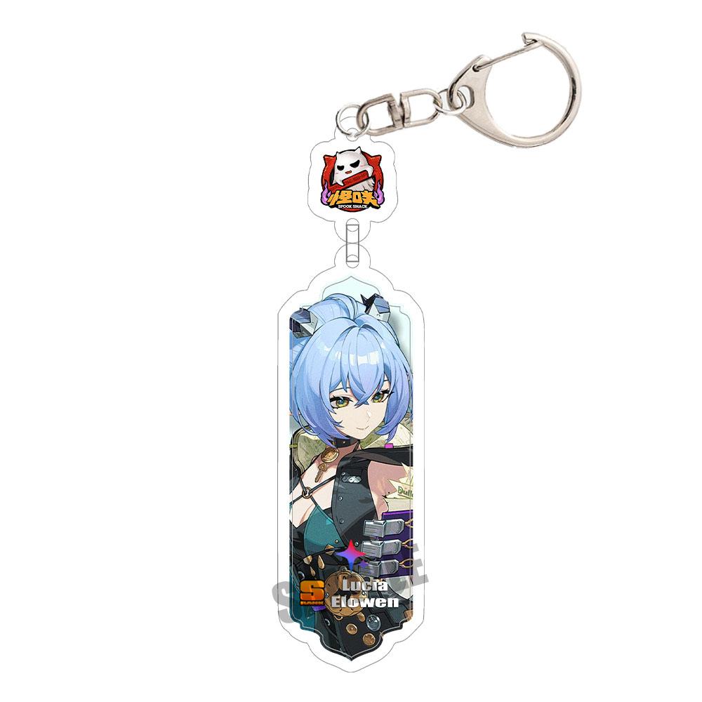 Game Zenless Zone Zero Acrylic Keychain Aria Cissia Nangong Yu Backpack Keyring Pendant Belle Nicole Demara Decorative Ornament