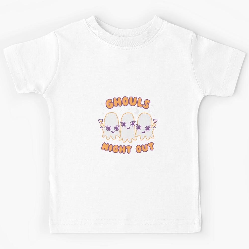 Ghouls Night Out - Kawaii style cute funny Halloween Musi Kids T-Shirt 140