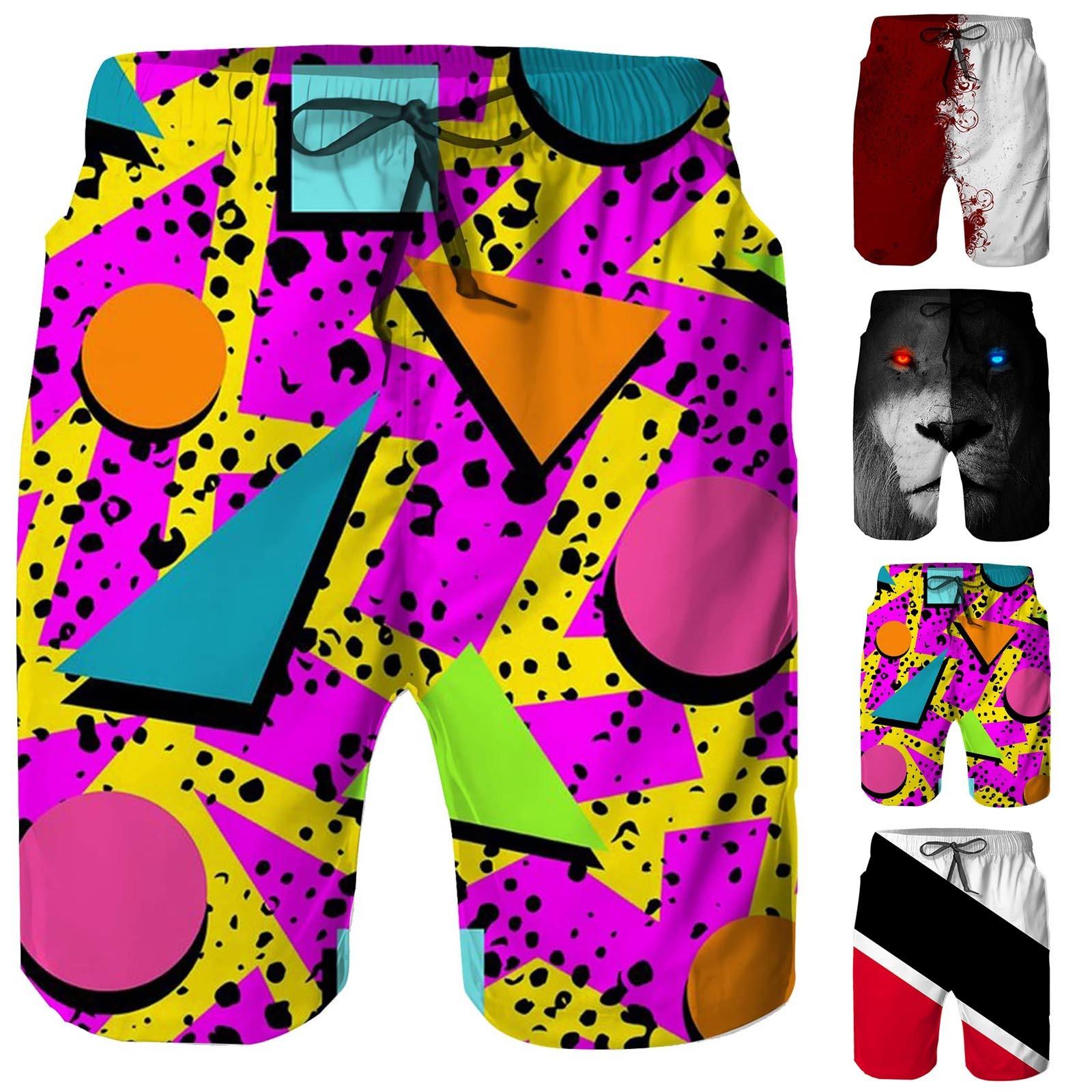 

Шорты повседневные пляжные брюки с 3D цифровой печатью мужские шорты с карманами