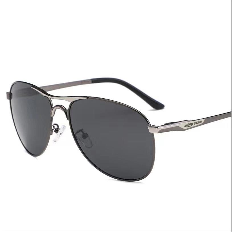 Car Sticker Men's Polarized Sunglasses Men Women Driving Pilot Vintage Sun Glasses For Ford Fiesta Fusion Mondeo Mustang Ranger