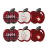2Pcs Girl Hairpin Plaid Design Childlike Fruit Shape Acrylic Hair Clips Side Bang Hair Pin New Year Hair Accessories