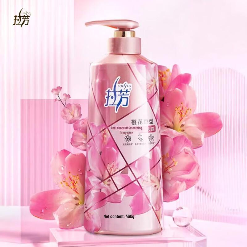 

Шампунь против перхоти и для гладкости волос с ароматом сакуры Lafang 460ml
