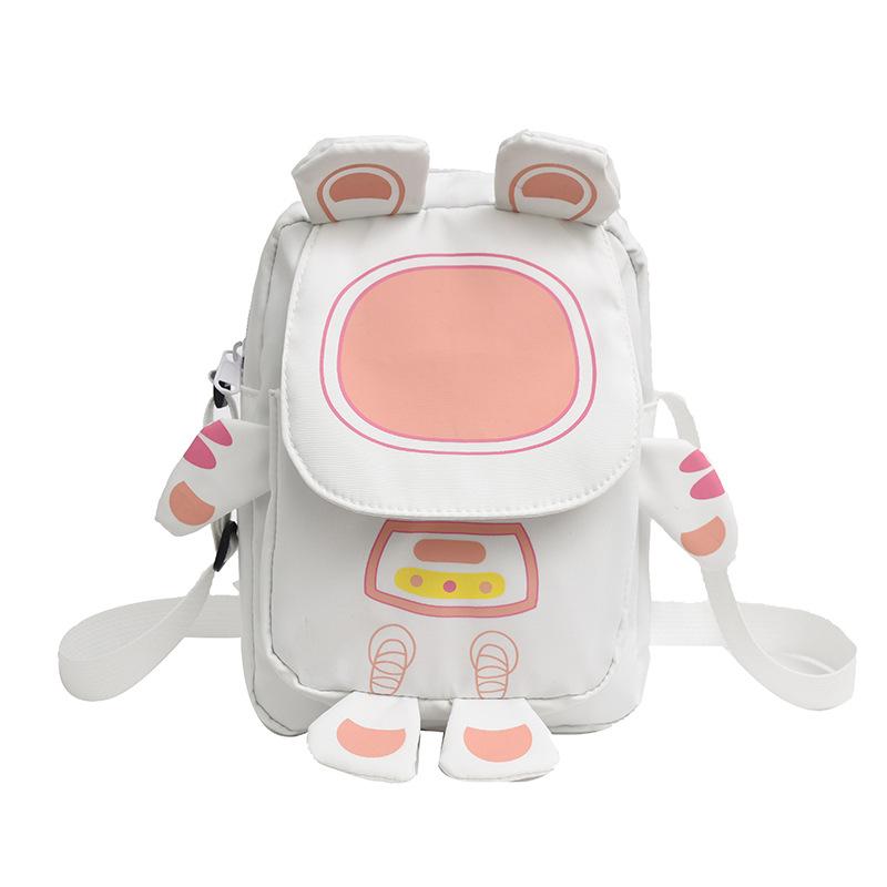 

Універсальна сумка через плече Urban Trend з мультяшним малюнком із текстурованим мультяшним ведмедиком-космонавтом. Універсальна сумка-месенджер 17*24*9 рожевий