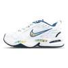 Nike Air Monarch 4 Support Coverage Moisture Wicking Low top Chunky Sneakers Unisex White Green Blue 415445-102(Team116-M4)