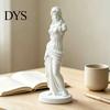 Artystyczny Prezent na Urodziny Minimalistyczna Rzeźba Bogini Drukowana 3D, Retro Europejska Bezramienna Statua, Klasyczna Figurka Biurkowa Sztuka Dom Salon