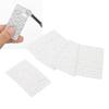 50pcs Disposable Nail Sandpaper Sheets Self Adhesive Nail Pre Polishing Paper  Salon Use