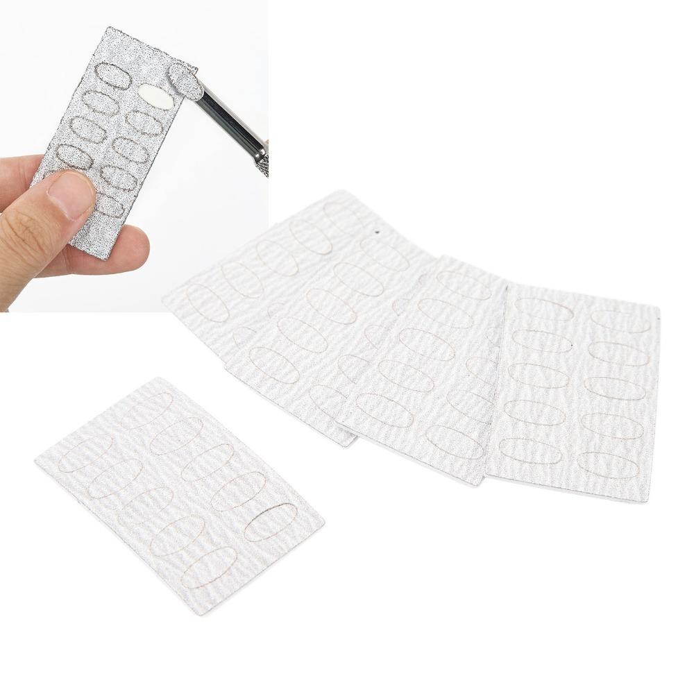 50pcs Disposable Nail Sandpaper Sheets 240 Grit Nail Pre Polishing Paper For Pedicure