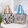 New Canvas Fashionable and Lightweight Handbag, Hand Carry To Go To Work, Bring Rice, Lunch Bag, Aluminum Foil Insulation Layer, Lunch Box Bag