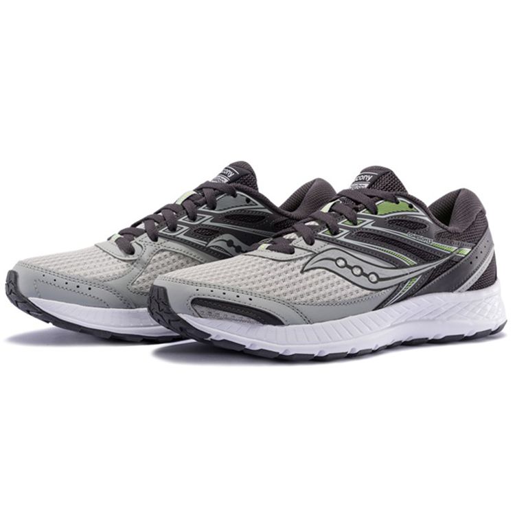 SAUCONY Cohesion 13 Low Top Running Shoes Men Running Shoes Gray Brown S20559-2