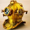 45.72 Cm Scuba Diving Helmet Mark V Deep Diving Divers Helmet Sea Nautical Metal Helmet Decorative Item