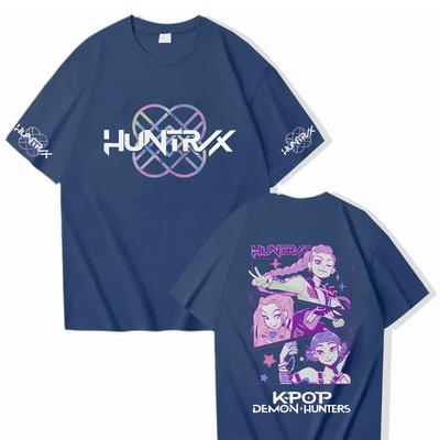 13 Couleurs Anime KPop Chasseurs de Démons T-shirt Harajuku Femmes Hommes T-shirt Décontracté Cadeau Fans T-shirts Hauts Mode KPop Chasseurs de Démons Manches Courtes