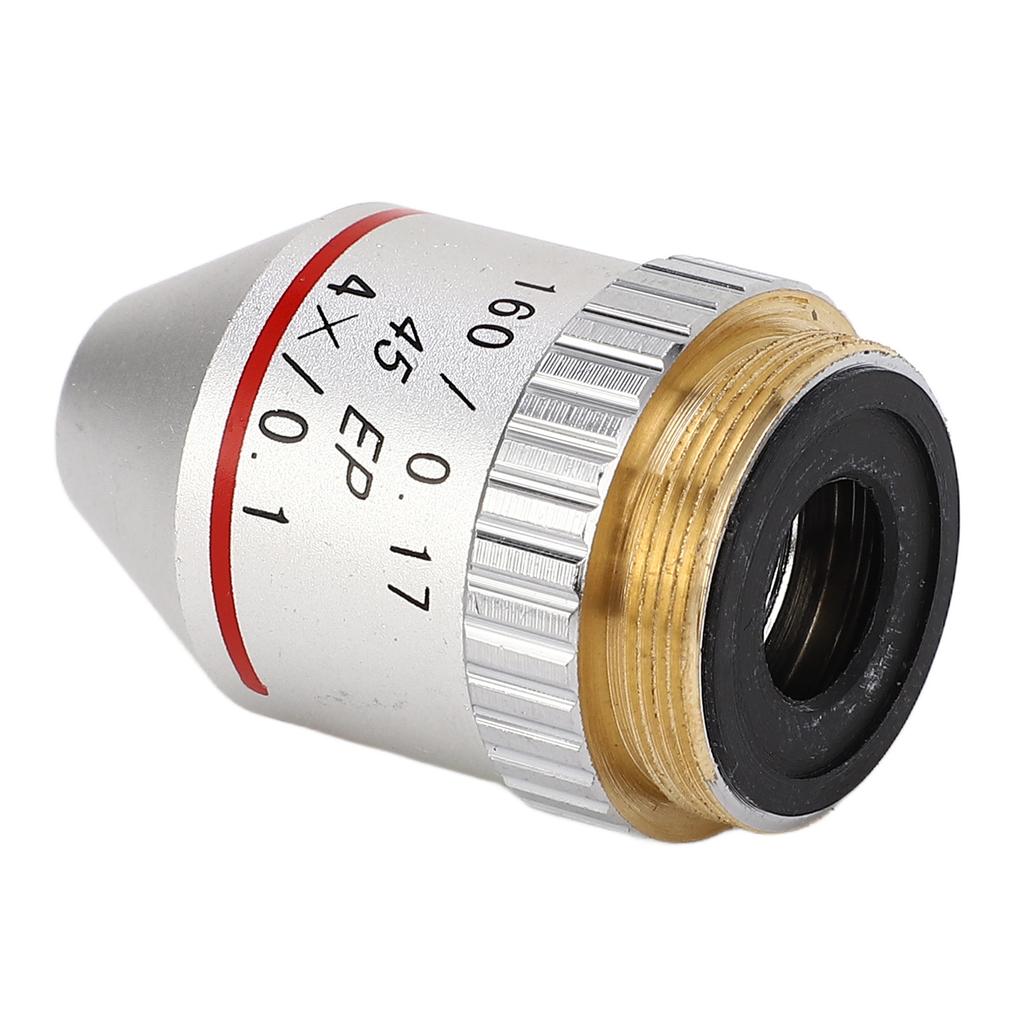 4X Objektiv 195EP Achromatisches Objektiv Ersatz für Biologisches Mikroskop Teleskop