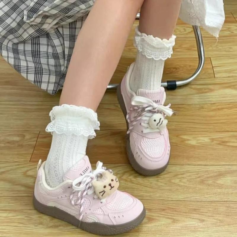 Student campus dopamine women's shoes summer new mesh breathable sports shoes fashion versatile casual shoes