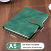 A5 Sheepskin Soft Leather Notebook – Customizable, Logo Printable, Thick Business Office Design