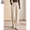 Women's Winter Fleece-Lined Wide Leg Pants