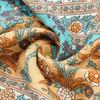 Bohemian Women Short Sleeve Print Casual Sexy Dress V Neck Spring Summer Beige Green Navy Blue S M L XL