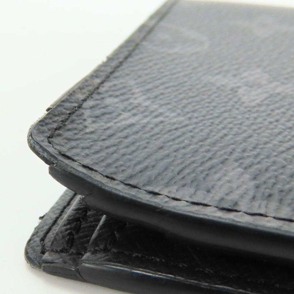 Used LOUIS VUITTON Bill Compartment Portefeuille M62294 Monogram Eclipse black Accessory