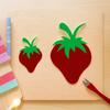 Erdbeeren Stanzteile für Kartenherstellung, Stanzformen, Metall-Stanzform, Scrapbooking-Stanzformen, DIY Ätzpräge-Schablone für Bastelarbeiten