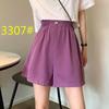 2026 Korean Style Women's High-Waisted A-Line Wide-Leg Summer Shorts - Versatile Casual