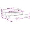 Daybed Extendable Without Mattress IRUN 90 X 200 Cm