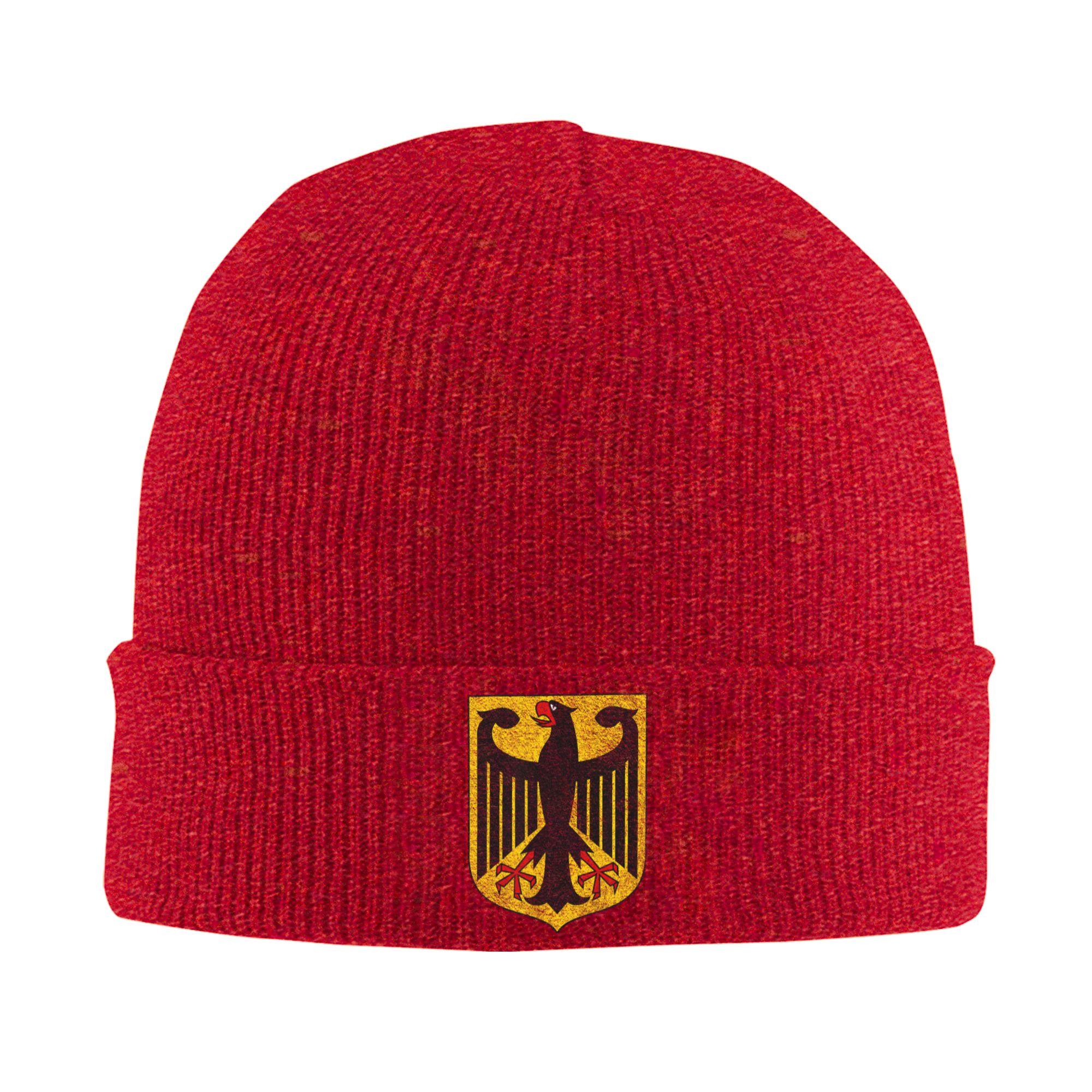 GerUnisex Eagle Coat of Arms GerUnisexy Flag Knitted Caps Women Unisex Skullies Beanies Autumn Winter Hot Sale Hats Acrylic Warm Melon One Size